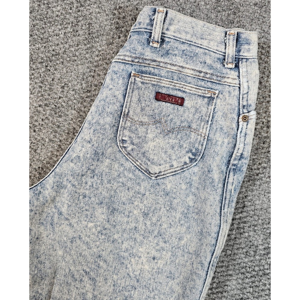 Vintage Acid Wash Jeans High Waist Mom Jeans Denim Pants 80s Style - Size 31‎